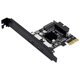 thumbnail image 1 of Adaptador PCI Express USB 3.0 de 2 puertos Módulo adaptador de concentrador de controlador convertidor de 5 Gbps, 1 of 6