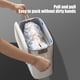 thumbnail image 5 of RKSTN trash can Household Kitchen Trash Can Cabinet Door Hanging No Punch Plastic Bin With Lid Bathroom Stickable Garbage Can Hanging With Lid Odorless, 5 of 6