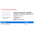 thumbnail image 2 of Valve Cover Gasket Set - Compatible with 2009 - 2011 Buick Lucerne 3.9L V6 2010, 2 of 2