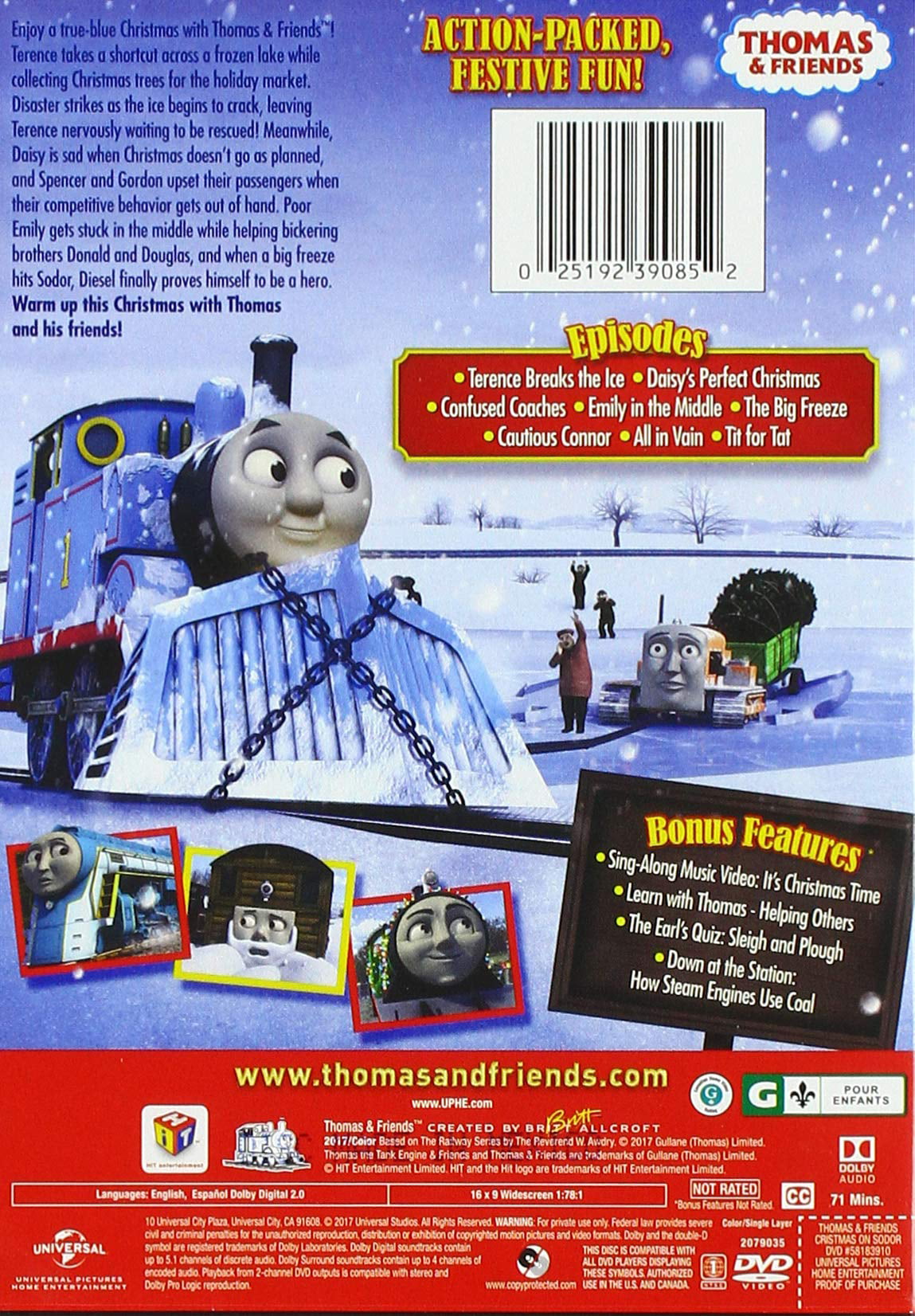 Thomas And Friends Christmas On Sodor Dvd Walmart Com