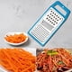 thumbnail image 4 of Rallador y triturador de verduras multifunción de acero inoxidable | Cepillo de cocina para patatas, rábanos y pepinos | Mango ergonómico, 4 of 4