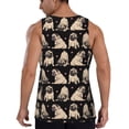 thumbnail image 6 of Rocae French Bulldog for Men's Workout Tank Top Men's Running Tank Top Dry Fit Athletic Workout Tank Tops3X-Large, 6 of 9