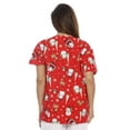 thumbnail image 3 of Just Love Women's V-Neck Printed Scrub Top, 3 of 3