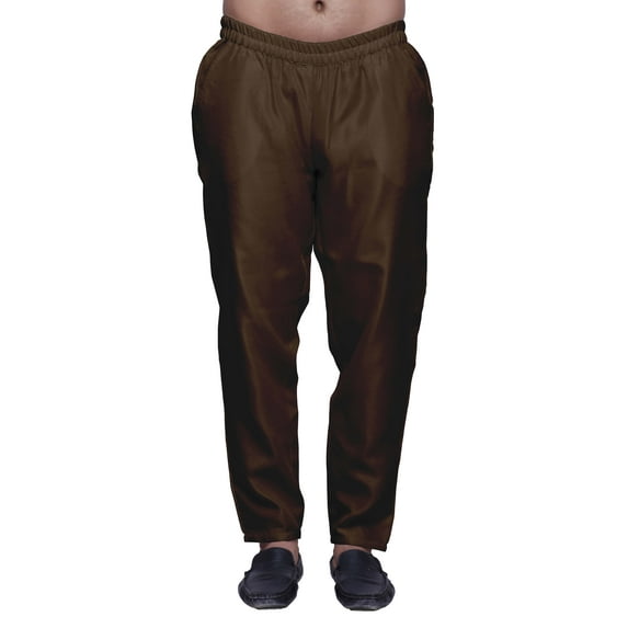 Atasi Solid Adjustable Ethnic Bottom Pant For mens Dupion Readymade Pajama
