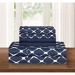 Elegant Comfort – Parure de lit 6 pièces, douce et confortable, en microfibre de qualité Elegant Comfort – Parure de lit 6 pièces, douce et confortable, en microfibre de qualité