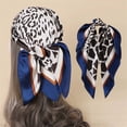 thumbnail image 2 of Elastic Soft Hair Bands CQXIDFH Retro Cashew Nut Printed Large Square Scarf, Soft Silk Scarf, Fashion Multifunctional Headband, Stylish Daily Hair Accessories for Women, Hat (Blue1, One Size), 2 of 4