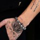 thumbnail image 3 of Gothic bicycle stainless steel skull pendant men's bracelet, skull jewelry gift, 3 of 3