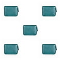 thumbnail image 3 of Monedero hombre bolsa de dinero corta mini billetera bolsillo tarjetero de bloqueo rfid gran capacidad para bolsa de negocios Azul Sonducket, 3 of 6