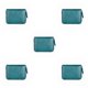 thumbnail image 3 of Monedero hombre bolsa de dinero corta mini billetera bolsillo tarjetero de bloqueo rfid gran capacidad para bolsa de negocios Azul Sonducket, 3 of 6