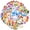 4A, variant on 35pcs-50pcs Colorful Mushroom Stickers Nature Cartoon Stickers Fantasy Stickers for Laptops Phones Suitcases