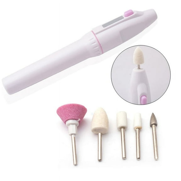 5 In 1 Trim Nail Clippers Kit, Electric Manicure Pedicure Kit,Professional Manicure Pedicure Kit for Nails, Toenails (Batteries Not Included)