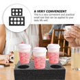 thumbnail image 2 of 2Pcs 6-hole and 8-hole Milk Tea Cup Holders Portable Coffee Cup Beverage Packing Tools, 2 of 4