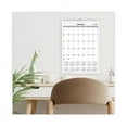 thumbnail image 4 of Enterprise Wall Calendar, Geometric Artwork, 12 x 17, White/Gray Sheets, 12-Month (Jan to Dec): 2026 | Bundle of 2, 4 of 4