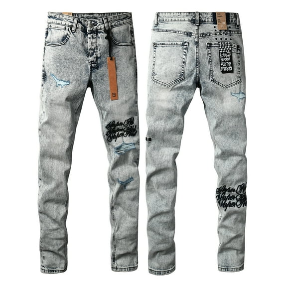 New Ksubi Jeans Men's Fashion Streetwear Jeans Slim Fit Stretch Jeans Baggy Ripped Straight Skinny Denim Pants