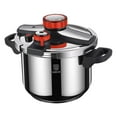 thumbnail image 3 of Siruishop Pressure Canner Cooking Pot Deep Pressure Pan for Restaurant Home Commercial 6L, 3 of 8