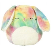 Squishmallow 11" Candy the Rainbow Tie Dye Bunny - 2021 Easter Collection - Plush