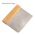 thumbnail image 5 of 1Pc Kitchen Stainless Steel Scraper Baking Pastry Tools Wooden Handle Dough Scraper Cutter Kitchen Baking Cutting Tool, 5 of 5