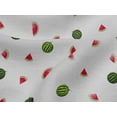 thumbnail image 4 of oneOone Viscose Jersey Fabric Watermelon Fruit Print Fabric by The Yard 60 Inch Wide, 4 of 5