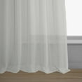 thumbnail image 5 of Bordeaux Striped Faux Linen Sheer Curtain (1 Panel), Bordeaux, 50W X 108L, 5 of 8