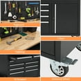 thumbnail image 4 of Garvee 61" Work Benches for Garage, Heavy Duty Work Table with 10 Drawers & Power Outlet, Black, 4 of 5