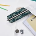 thumbnail image 6 of Fotbe Fish Style Pattern Leather Pencil Case, Pencil Pouch with Durable Zipper, Compact and Stylish Organizer for Stationery, Art Supplies, Travel Essentials, 6 of 7