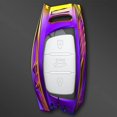 thumbnail image 4 of For Hyundai Smart 4 Buttons Metal Fob Key Case Cover for 2013-2019 Hyundai Elantra Sonata Tucson Accessories with Keychain, 4 of 7