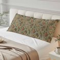 thumbnail image 4 of Vintage Spring Floral Body Pillow Covers 20"x54", Farmhouse Flowers Green Vintage Soft Brushed Microfiber Breathable Throw Pillow Covers, Decorative Pillowcase with Zipper for Couch Sofa Bedroom, 4 of 9