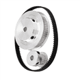 thumbnail image 5 of 6 Set 2GT Synchronous Wheel 20 60 Teeth Bore Aluminum Timing Pulley Timing Belt Pulley System, 5 of 5