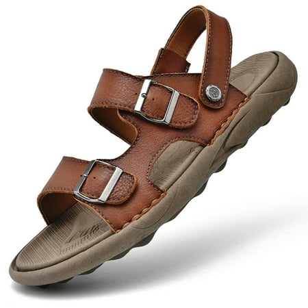 

Engtoy Men s Outdoor Water Beach Sports Summer with Open Toe Adjustable Straps Sport Slip on Sandals Fashion Slippers