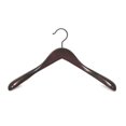 thumbnail image 1 of Taurus Wide Shoulder Coat Hanger Mahogany - 12 hangers, 1 of 1