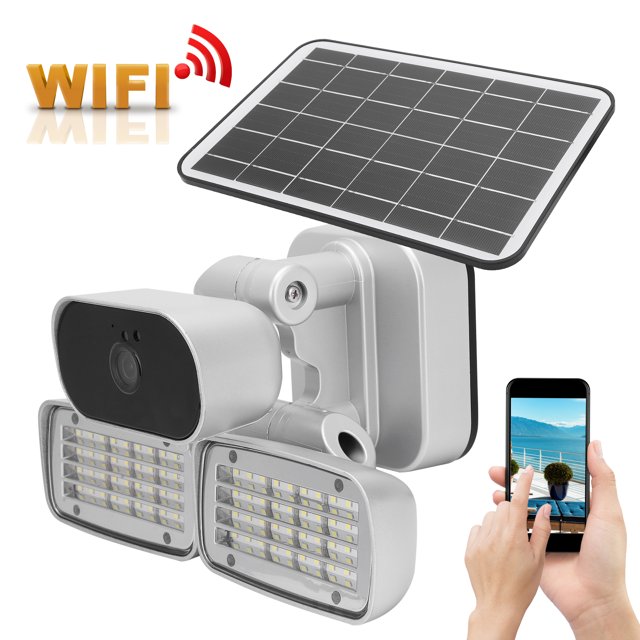 WiFi Camera, 160 Light Motion 1080P Waterproof Surveillance System Solar Camera High-performance For Pet Houses Electricity Is Inconvenient