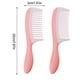 thumbnail image 5 of Jumpingount Peine Desenredador de plástico Cepillo para el cabello Tamaño de bolsillo Película protectora Espesado Agarre práctico Sin nudos Cuidado del cabello Diente denso, 5 of 6