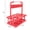 Red, variant on Durable Foldable 6 Pack Wine Rack Cup Organizer Bar Beverage Display Basket Reusable Drink Caddy Holder Beer Bottle Carrier