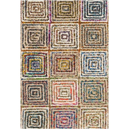 Safavieh Nantucket Euanthe Hand-Tufted Cotton Area Rug, Cream/Multi