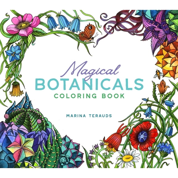 Magical Botanicals Coloring Book, (Paperback)