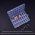 thumbnail image 6 of PH PandaHall 4 Pack 24 Grids Jewelry Dividers Box Organizer Clear Plastic Bead Case Storage Container for Beads, Jewelry, Nail Art, Small Items Craft Findings 19x13x3.6cm, Compartment: 4.1x2.3cm 19x13x3.6cm 4 Pack-24 Grids, 6 of 6