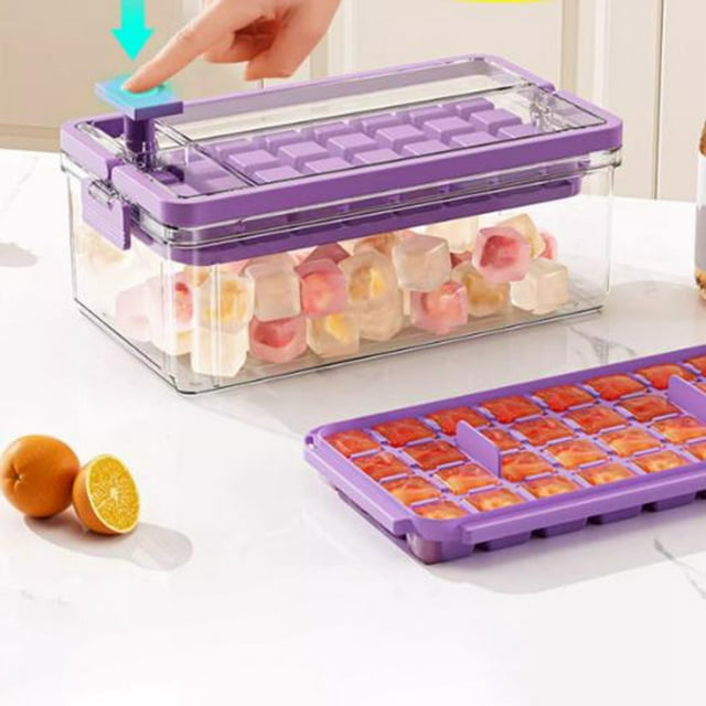 Silicone For Cocktails Whiskey And Beverages Reusable Flexible Freezer Tray With Easy Release Design