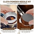 thumbnail image 4 of HLONK Coffee Distribution Stirrer Tool Set Dosing Funnel and Puck Screen Set Stainless Steel Needle Type Espresso Stirrer Coffee Dosing Ring 51 mm Espresso Accessories Kit for Espresso Co, 4 of 10