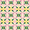 Yellow Symmetrical Stars, variant on Yayeee Blank Wall Plate Cover 1-Gang 4.5"x2.7" Home Unused Decorative Outlet, Retro Symmetrical Stars