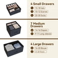 thumbnail image 1 of Qinaqin 48"h Tela Almacenamiento cm de Profundidadresser para Dormitorio Closet Alturaallway Living Sala (Grey), 1 of 8