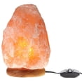 thumbnail image 2 of Fiudx Lámpara de Sal Del Himalaya, Luz de Sal Rosa Artesanal, Base de Madera con Regulador de Intensidad, Luz Nocturna Relajante, Ideal para El Hogar y La Oficina, Regalo Perfecto para Ocasiones Espe, 2 of 6
