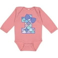 thumbnail image 3 of Inktastic 1st Birthday Mermaid 1 Year Old Girls Long Sleeve Baby Bodysuit, 3 of 5