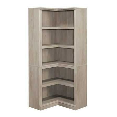 Sauder Miscellaneous Storage Bookcase, Chalked Chestnut finish