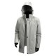 thumbnail image 3 of Ceisia Men's Casual Jacket Hooded Long Sleeve Winter Regular Fit with Zipper and Gift Drawstring with Pockets, 3 of 4