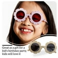 thumbnail image 4 of Qarigey Gafas ópticas, gafas de sol de girasol para niños pequeños, estilo de protección a la moda, café polaco Unisex Type3 NO3, 4 of 6