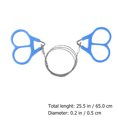 thumbnail image 4 of 2 Pcs Scies à Chaîne Manuelles de Camping Coupe-Fil en Acier Inoxydable Outils de Survie Randonnée, 4 of 7