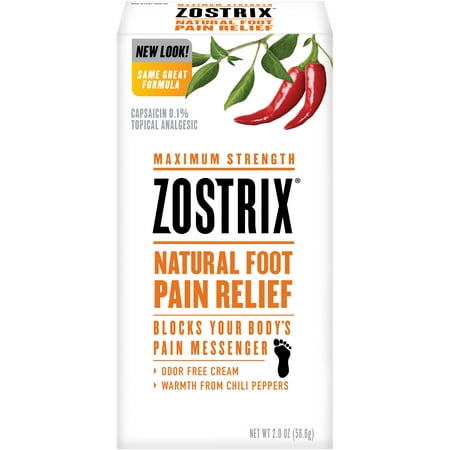 Zostrix Maximum Strength Foot Pain Relief Cream 2.0 oz.