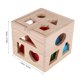 thumbnail image 2 of Juego De Construcción De Bloques De 13 Agujeros, Juguete Educativo Geométrico Bloques De Construcción De Madera Formas Geométricas Juguete Educativo Temprano Juguete Educativo, 2 of 8