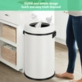 thumbnail image 3 of Stainless Steel Trash Can,Heavy Duty Brushed Kitchen Garbage Can,Hands-Free Step Pedal Bin for Home,Office,Bathroom,17 Gallon/65 Liter, 3 of 6