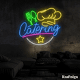 thumbnail image 4 of Craftnamesign Catering Neon LED Sign, Kitchen Wall Art, Restaurant Decor, 4 of 4